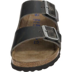 Birkenstock Arizona Weichfußbett Pantoletten Leder Schmal -Birkenstock 10426229 04