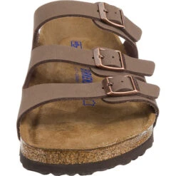Birkenstock Florida Weichbettung Birkibuc Pantoletten Normal - Dunkelbraun -Birkenstock 10426238 04
