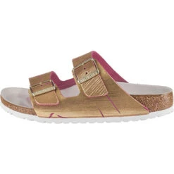 Birkenstock Arizona Nubukleder Schmal Pantoletten - Fuchsia -Birkenstock 10635018 03
