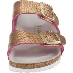 Birkenstock Arizona Nubukleder Schmal Pantoletten - Fuchsia -Birkenstock 10635018 04