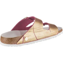 Birkenstock Arizona Nubukleder Schmal Pantoletten - Fuchsia -Birkenstock 10635018 05