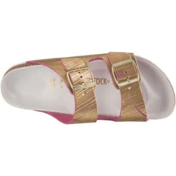 Birkenstock Arizona Nubukleder Schmal Pantoletten - Fuchsia -Birkenstock 10635018 06