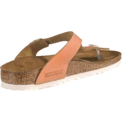 Birkenstock Gizeh Velours Schmal Zehentrenner - Kupfer -Birkenstock 10635469 05