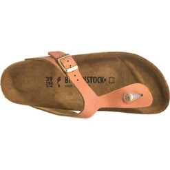 Birkenstock Gizeh Velours Schmal Zehentrenner - Kupfer -Birkenstock 10635469 06