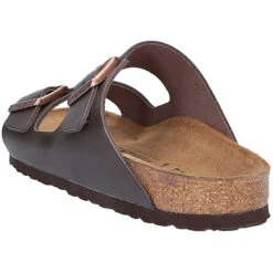 Birkenstock Herren Tieffußbett Pantolette ARIZONA SCHMALEFORM Komfort-Pantoletten - Braun -Birkenstock 11165008 03