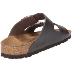 Birkenstock Herren Tieffußbett Pantolette ARIZONA SCHMALEFORM Komfort-Pantoletten - Braun -Birkenstock 11165008 04