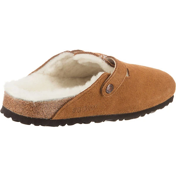 Birkenstock Boston Shearling Veloursleder Clogs Schmal 7 Birkenstock Boston Shearling Veloursleder Clogs Schmal – Bild 5
