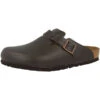 Birkenstock Boston Naturleder Schmal Clogs Unisex Erwachsene Clogs - Braun -Birkenstock 12158888 01