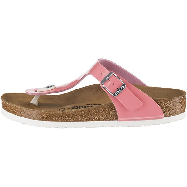 Birkenstock Gizeh Bf Lack Strawberry Ice Synthetik Zehentrenner - Rosa 5 Birkenstock Gizeh Bf Lack Strawberry Ice Synthetik Zehentrenner - Rosa – Bild 3