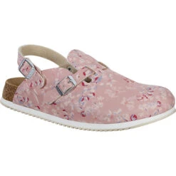 Birkenstock 25 Berufsschuhe Kay SL Flower - Rosa
