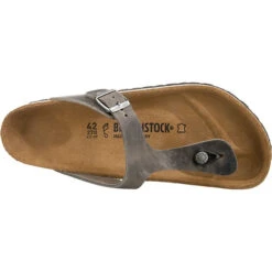 Birkenstock Schuhe Gizeh Geöltes Nubukleder Normal Zehentrenner - Grau 12 Birkenstock Schuhe Gizeh Geöltes Nubukleder Normal Zehentrenner - Grau -Birkenstock 12599010 06