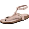 Birkenstock Marillia Nubukleder Schmal Nubukleder T-Steg-Sandalen - Hellrosa -Birkenstock 12651998 01