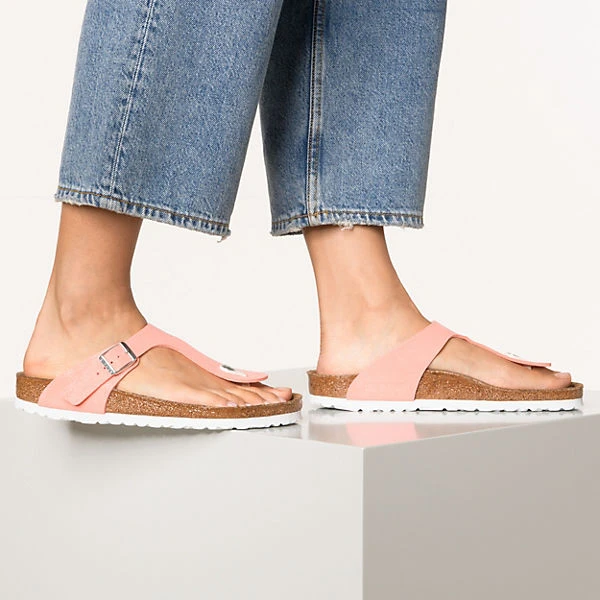 Birkenstock Gizeh Birko-flor Birkibuc Zehentrenner Normal 4 Birkenstock Gizeh Birko-flor Birkibuc Zehentrenner Normal – Bild 2