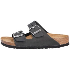 Birkenstock Herren Tieffußbett Pantolette Komfort-Pantoletten - Schwarz 12 Birkenstock Herren Tieffußbett Pantolette Komfort-Pantoletten - Schwarz -Birkenstock 14367208 02