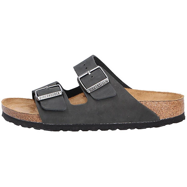 Birkenstock Herren Tieffußbett Pantolette Komfort-Pantoletten - Schwarz 4 Birkenstock Herren Tieffußbett Pantolette Komfort-Pantoletten - Schwarz – Bild 2