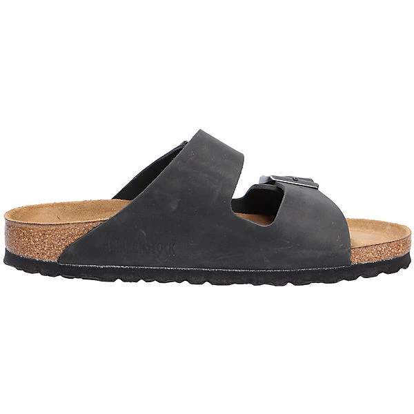 Birkenstock Herren Tieffußbett Pantolette Komfort-Pantoletten - Schwarz 7 Birkenstock Herren Tieffußbett Pantolette Komfort-Pantoletten - Schwarz – Bild 5