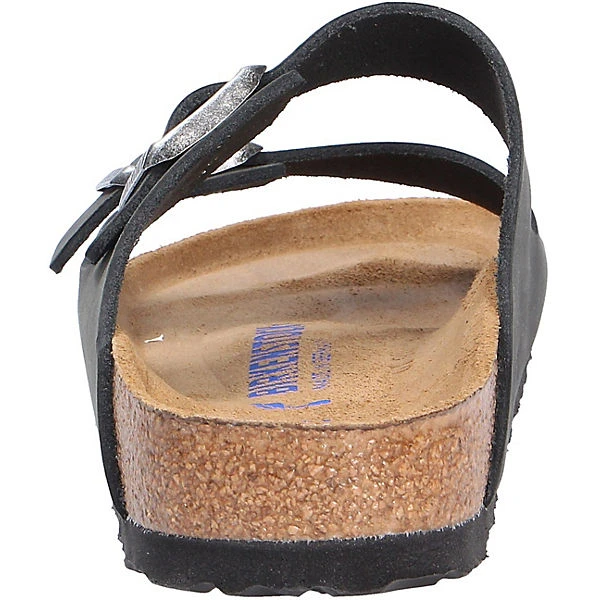 Birkenstock Herren Tieffußbett Pantolette Komfort-Pantoletten - Schwarz 9 Birkenstock Herren Tieffußbett Pantolette Komfort-Pantoletten - Schwarz – Bild 7