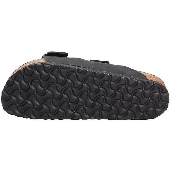 Birkenstock Herren Tieffußbett Pantolette Komfort-Pantoletten - Schwarz 11 Birkenstock Herren Tieffußbett Pantolette Komfort-Pantoletten - Schwarz – Bild 9
