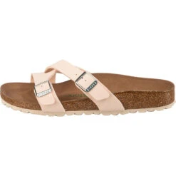 Birkenstock Yao Brushed Veg Komfort-Pantoletten Schmal - Rosa -Birkenstock 15283531 03