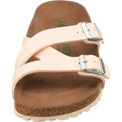 Birkenstock Yao Brushed Veg Komfort-Pantoletten Schmal - Rosa -Birkenstock 15283531 04