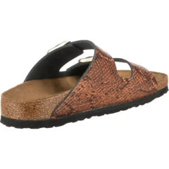 Birkenstock Arizona Snake Leder Komfort-Pantoletten Schmal - Braun -Birkenstock 15283535 05