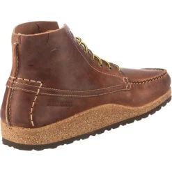 Birkenstock Marton Oiled Leather Leder Schnürstiefeletten Schmal - Braun -Birkenstock 15449104 05