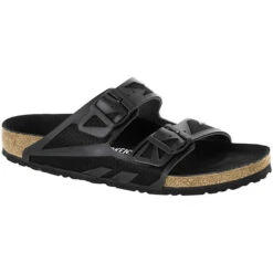 Birkenstock Arizona Rubberized Klassische Sandalen - Schwarz