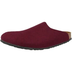 Birkenstock Amsterdam Wollfilz Schmal Clogs Unisex Erwachsene Hausschuhe - Rot -Birkenstock 15661913 04