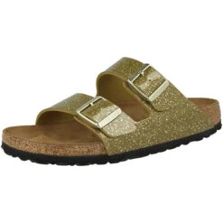 Birkenstock Arizona Birko-Flor Schmal Pantolette Damen Pantoletten - Grün 10 Birkenstock Arizona Birko-Flor Schmal Pantolette Damen Pantoletten - Grün -Birkenstock 16732325 04