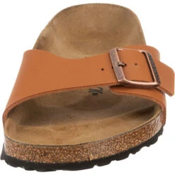 Birkenstock Madrid Birko-flor Pantoletten Normal - Braun/orange 10 Birkenstock Madrid Birko-flor Pantoletten Normal - Braun/orange -Birkenstock 17057590 04