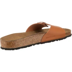 Birkenstock Madrid Birko-flor Pantoletten Normal - Braun/orange 11 Birkenstock Madrid Birko-flor Pantoletten Normal - Braun/orange -Birkenstock 17057590 05