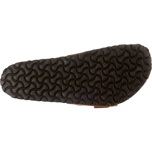 Birkenstock Madrid Birko-flor Pantoletten Normal - Braun/orange 8 Birkenstock Madrid Birko-flor Pantoletten Normal - Braun/orange – Bild 6