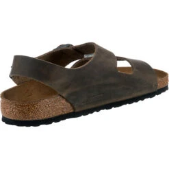Birkenstock Milano Fettleder Komfort-Sandalen Normal - Khaki -Birkenstock 17057768 05