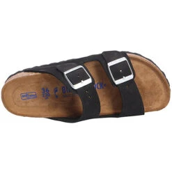 Birkenstock Damen Tieffußbett Pantolette Birkenstock Tieffußbett Pantolette Birkenstock Tieffußbett Pantolette Komfort-Pantoletten - Schwarz -Birkenstock 17449028 08