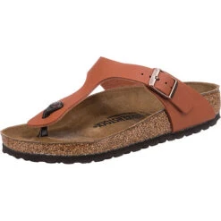 Birkenstock Gizeh Bs Pantoletten Normal - Braun/orange