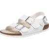 Birkenstock Milano Bs Komfort-Sandalen Schmal - Weiß 1 Birkenstock Milano Bs Komfort-Sandalen Schmal - Weiß -Birkenstock 17536205 01