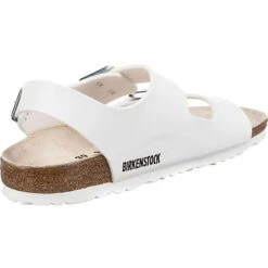 Birkenstock Milano Bs Komfort-Sandalen Schmal - Weiß -Birkenstock 17536205 05
