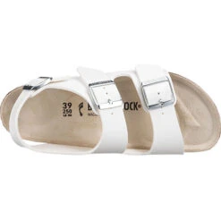 Birkenstock Milano Bs Komfort-Sandalen Schmal - Weiß -Birkenstock 17536205 06