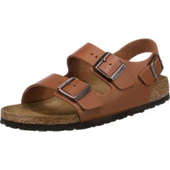 Birkenstock Herrenschuhe MILANO BS Klassische Halbschuhe - Braun/orange