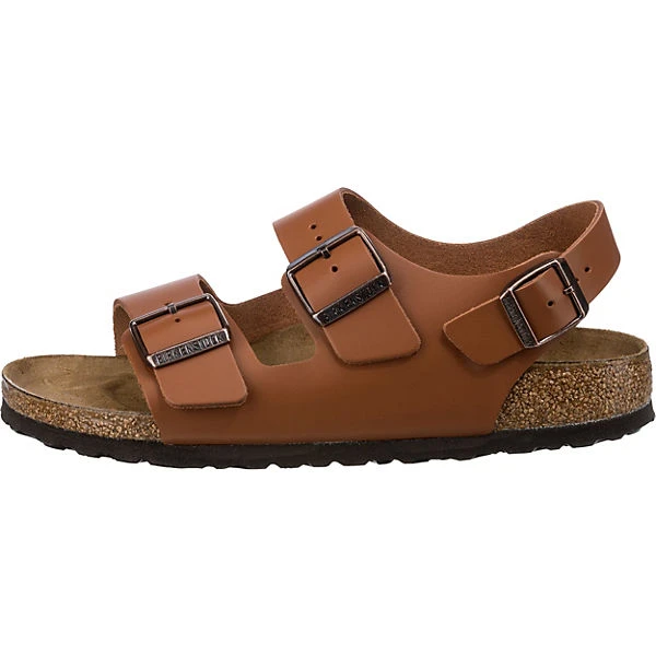 Birkenstock Herrenschuhe MILANO BS Klassische Halbschuhe - Braun/orange 5 Birkenstock Herrenschuhe MILANO BS Klassische Halbschuhe - Braun/orange – Bild 3