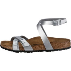 Birkenstock Blanca Komfort-Sandalen Schmal - Silber -Birkenstock 17536257 03