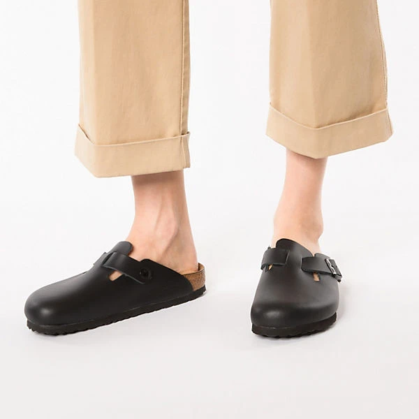 Birkenstock Boston Nubukleder Clogs Schmal 4 Birkenstock Boston Nubukleder Clogs Schmal – Bild 2