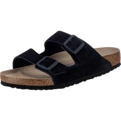 Birkenstock Arizona Veloursleder Weichbettung Pantoletten Normal