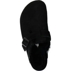 Birkenstock Boston Fell Pantoletten Normal - Schwarz -Birkenstock 18633182 05