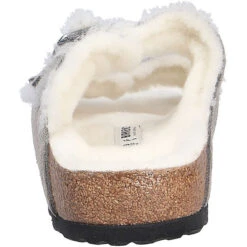 Birkenstock Damen Tieffußbett Pantolette Komfort-Pantoletten - Grau -Birkenstock 19877161 07