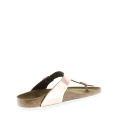 Birkenstock Gizeh SFB Glattleder Schmal Zehensandale Damen Zehentrenner - Braun -Birkenstock 19880943 05