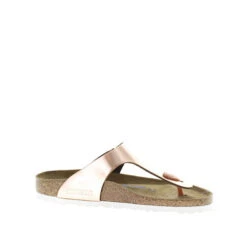 Birkenstock Gizeh SFB Glattleder Schmal Zehensandale Damen Zehentrenner - Braun -Birkenstock 19880943 06