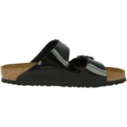 Birkenstock Arizona Birko-Flor Lack Schmal Sandale Unisex Erwachsene Klassische Sandalen - Schwarz -Birkenstock 19881011 03