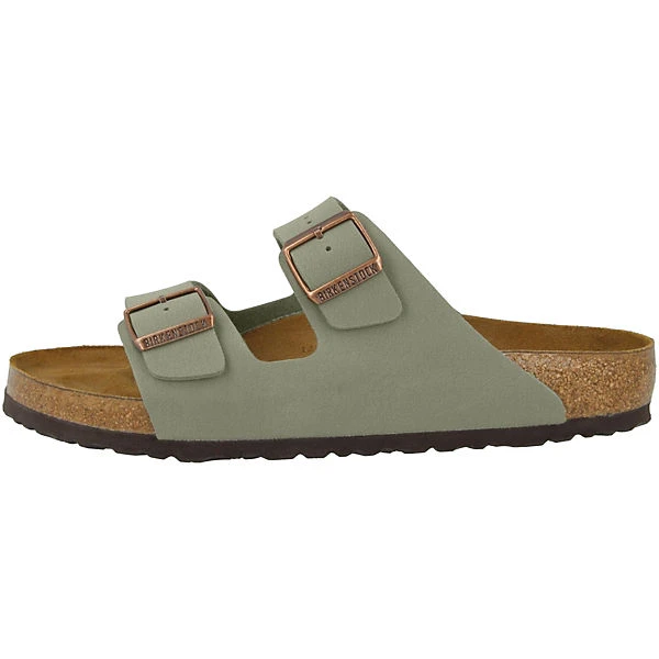 Birkenstock Arizona Birko-Flor Nubuk Schmal Sandale Unisex Erwachsene Klassische Sandalen - Grau 3 Birkenstock Arizona Birko-Flor Nubuk Schmal Sandale Unisex Erwachsene Klassische Sandalen - Grau