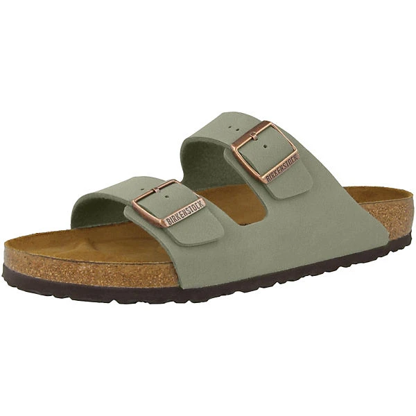 Birkenstock Arizona Birko-Flor Nubuk Schmal Sandale Unisex Erwachsene Klassische Sandalen - Grau 6 Birkenstock Arizona Birko-Flor Nubuk Schmal Sandale Unisex Erwachsene Klassische Sandalen - Grau – Bild 4